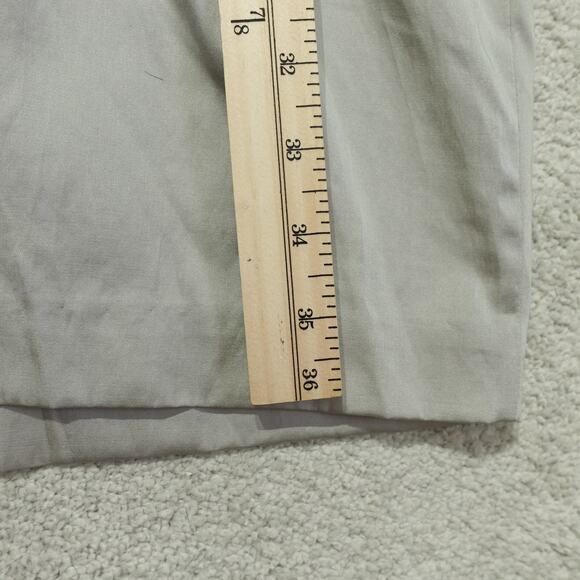 NWT Tsesay Womens Cross Back Dress Sleeveless Tie Front Pleat Zinc Gray Size 10 - Picture 9 of 9